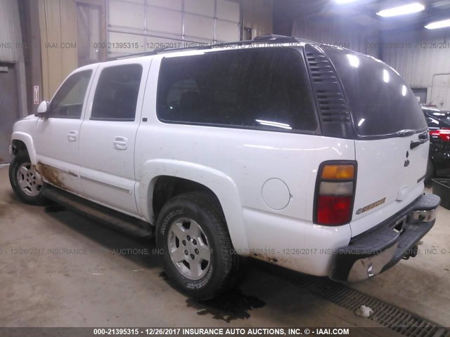 1GNFK16ZX4J128348 - 2004 CHEVROLET SUBURBAN K1500 WHITE photo 3