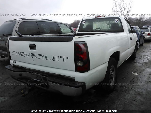 1GCEC14X14Z176096 - 2004 CHEVROLET SILVERADO C1500 WHITE photo 4