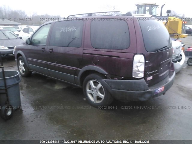 1GMDV33L16D212543 - 2006 PONTIAC MONTANA SV6 MAROON photo 3