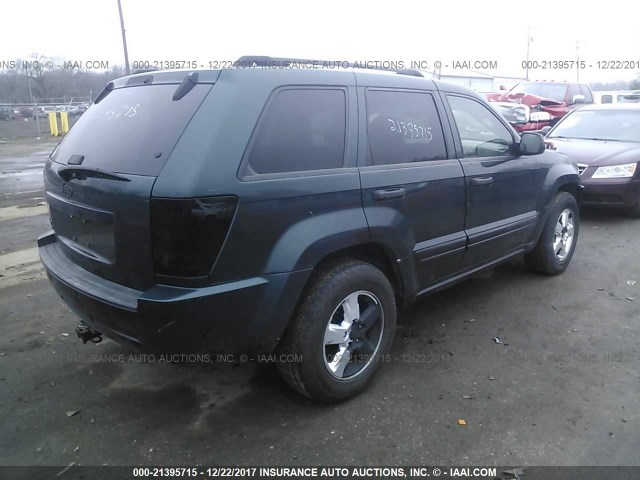 1J4HR48N46C179936 - 2006 JEEP GRAND CHEROKEE LAREDO/COLUMBIA/FREEDOM 绿色 照片 4