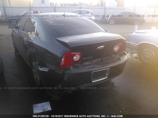 1G1ZC5E15BF312286 - 2011 CHEVROLET MALIBU 1LT 黑色 照片 3