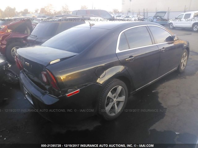 1G1ZC5E15BF312286 - 2011 CHEVROLET MALIBU 1LT 黑色 照片 4