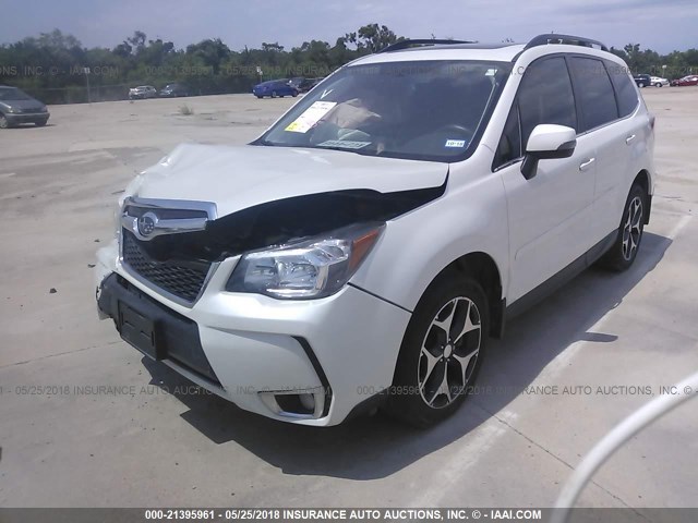 JF2SJGMCXEH469321 - 2014 SUBARU FORESTER 2.0XT TOURING WHITE photo 2