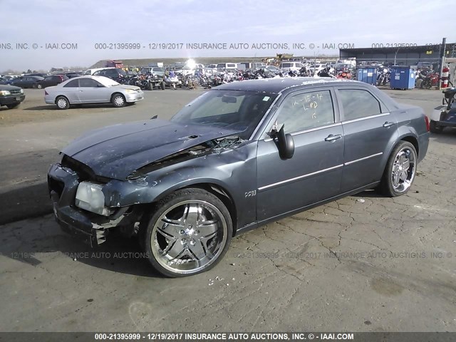 2C3KA43R97H689487 - 2007 CHRYSLER 300 GRAY photo 2