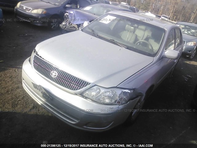 4T1BF28B22U219168 - 2002 TOYOTA AVALON XL/XLS SILVER photo 2