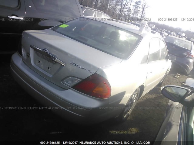 4T1BF28B22U219168 - 2002 TOYOTA AVALON XL/XLS SILVER photo 4