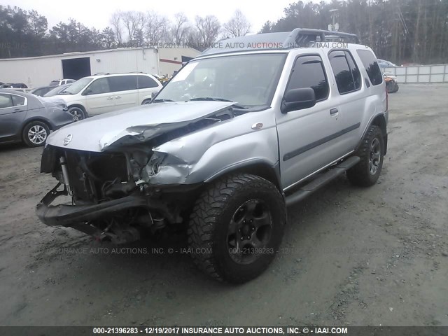 5N1ED28T54C636806 - 2004 NISSAN XTERRA XE/SE SILVER photo 2