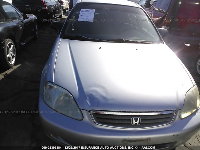 2HGEJ6617YH549564 - 2000 HONDA CIVIC SE SILVER photo 6