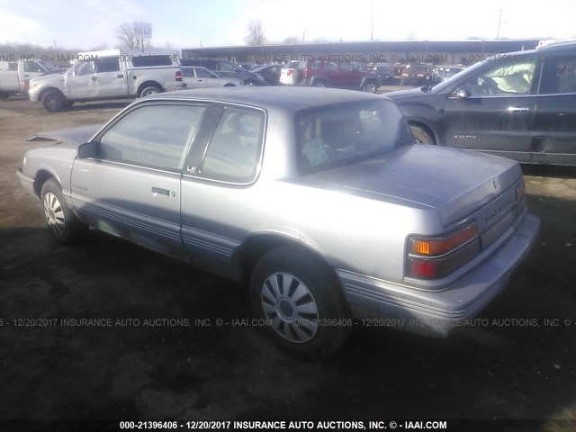 1G2NE14UXMC606246 - 1991 PONTIAC GRAND AM LE 灰色 照片 3