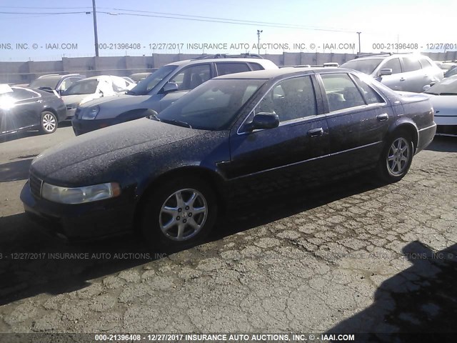 1G6KS54Y23U174572 - 2003 CADILLAC SEVILLE SLS BLUE photo 2