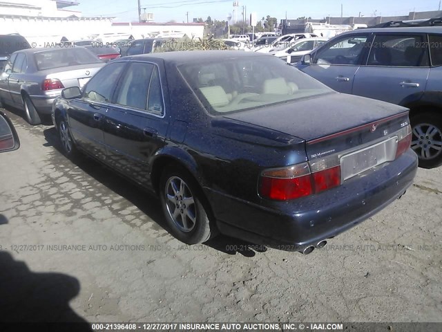 1G6KS54Y23U174572 - 2003 CADILLAC SEVILLE SLS BLUE photo 3