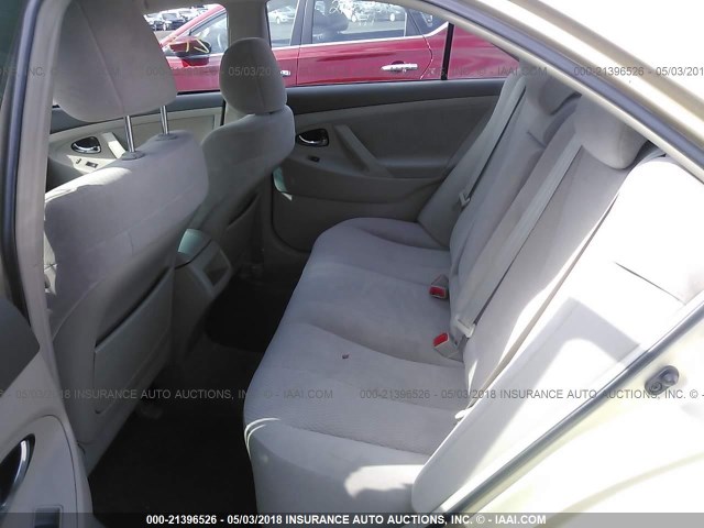 4T4BF3EK9BR127250 - 2011 TOYOTA CAMRY SE/LE/XLE 金色 照片 8