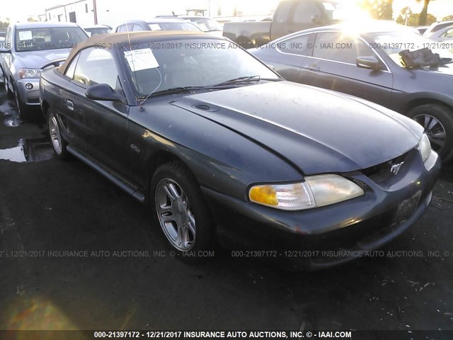 1FAFP45X9WF270391 - 1998 FORD MUSTANG GT GREEN photo 1