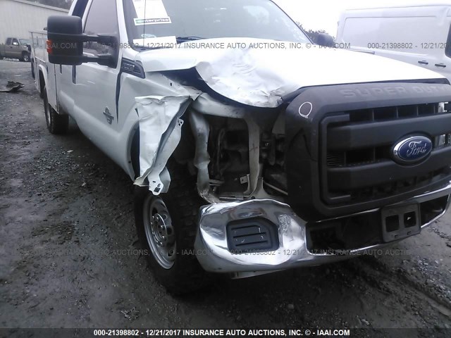 1FT8W3BT2EEB23948 - 2014 FORD F350 WHITE photo 6