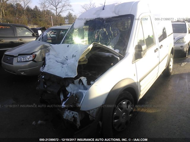 NM0LS6AN6DT171874 - 2013 FORD TRANSIT CONNECT XL WHITE photo 2