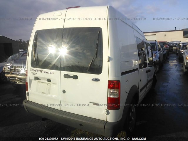 NM0LS6AN6DT171874 - 2013 FORD TRANSIT CONNECT XL WHITE photo 4