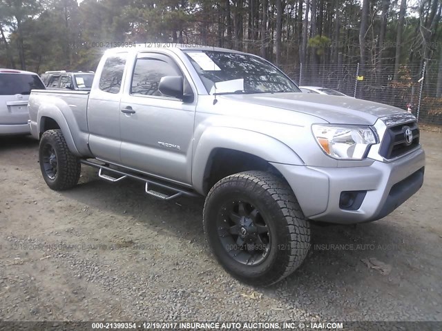 5TFUX4EN1FX033193 - 2015 TOYOTA TACOMA ACCESS CAB Silber Foto 1