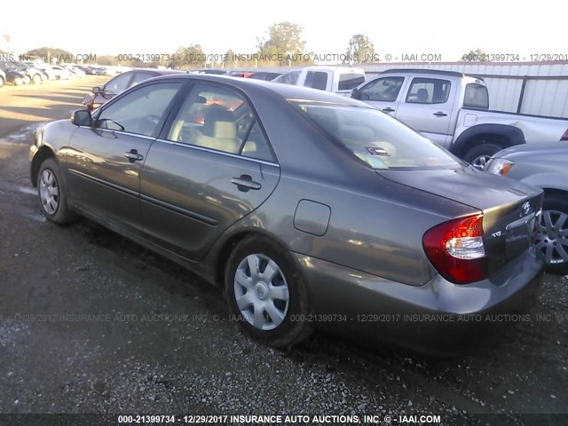 4T1BE32K63U711169 - 2003 TOYOTA CAMRY LE/XLE/SE Boz foto 3
