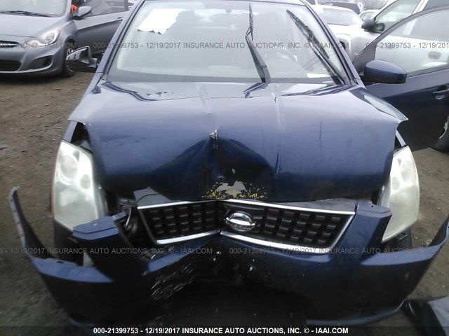 3N1AB61E38L757732 - 2008 NISSAN SENTRA 2.0/2.0S/2.0SL BLUE photo 6