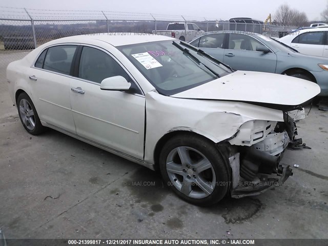 1G1ZF5E7XCF181661 - 2012 CHEVROLET MALIBU 3LT 白色 照片 1