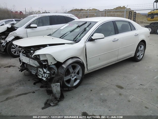 1G1ZF5E7XCF181661 - 2012 CHEVROLET MALIBU 3LT WHITE photo 2