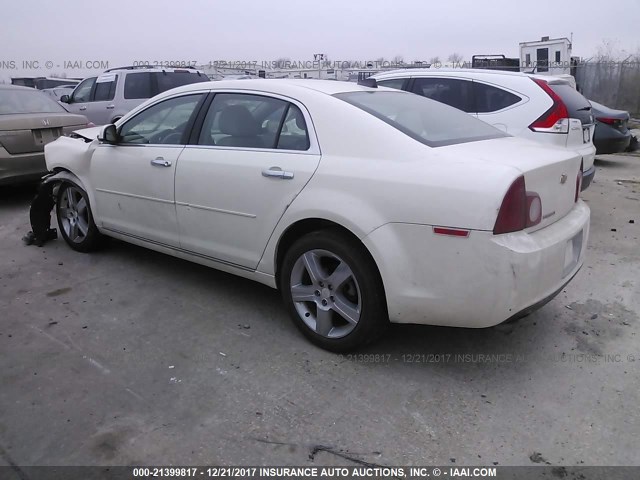 1G1ZF5E7XCF181661 - 2012 CHEVROLET MALIBU 3LT 白色 照片 3