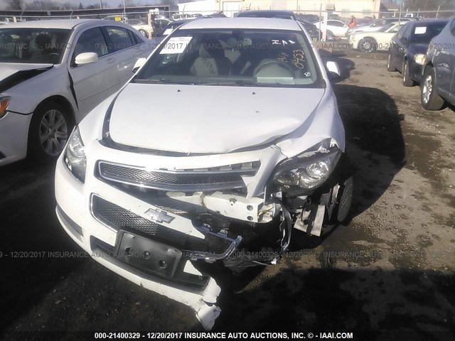 1G1ZC5EU9BF110433 - 2011 CHEVROLET MALIBU 1LT 白色 照片 6