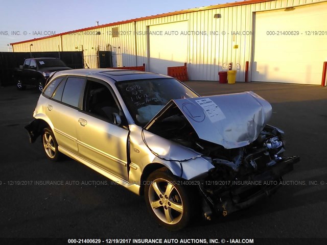 JM1BJ245331191564 - 2003 MAZDA PROTEGE PR5 SILVER photo 1