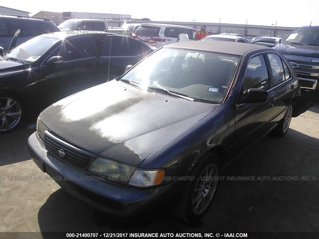 1N4AB41D3VC713025 - 1997 NISSAN SENTRA XE/GXE/GLE/BASE GRAY photo 2