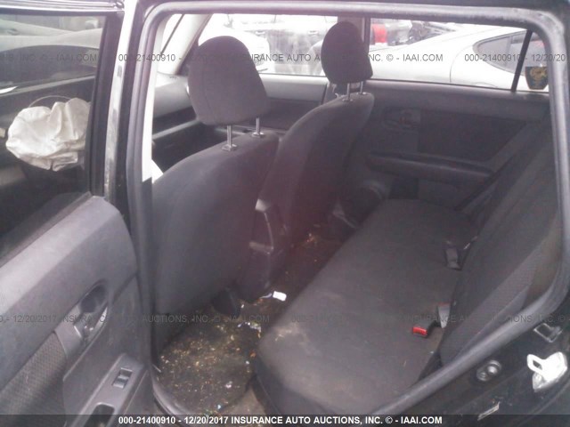 JTLKE50E991092482 - 2009 TOYOTA SCION XB BLACK photo 8