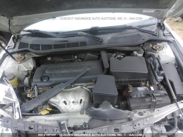 4T1BE46KX7U589647 - 2007 TOYOTA CAMRY NEW GENERATION CE/LE/XLE/SE GRAY photo 10