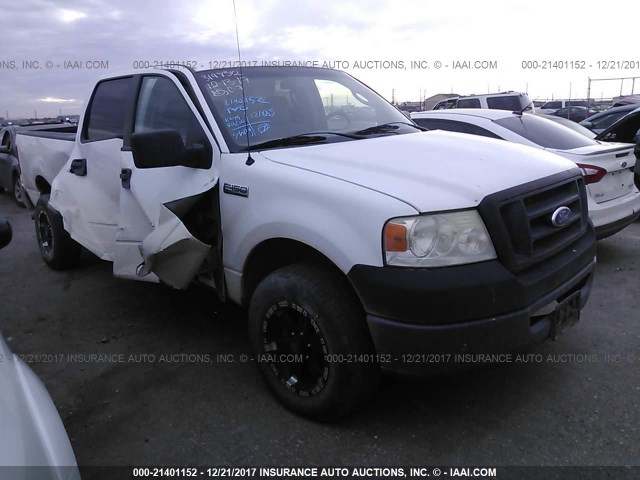 1FTRW12W28FA23446 - 2008 FORD F150 SUPERCREW WHITE photo 1