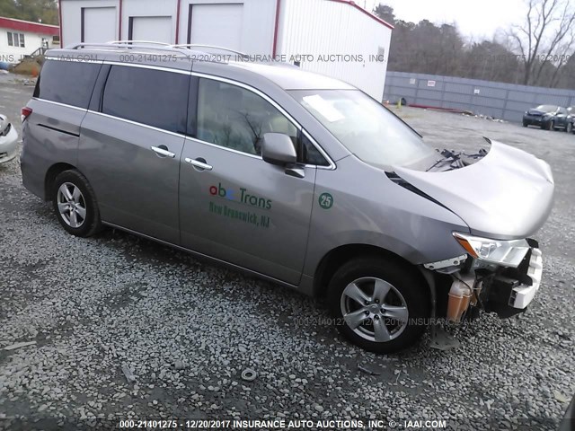 JN8AE2KP0C9047626 - 2012 NISSAN QUEST S/SV/SL/LE TAN photo 1