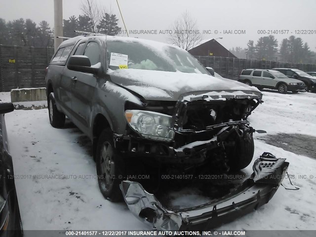 5TFUM5F12DX040564 - 2013 TOYOTA TUNDRA DOUBLE CAB SR5 GRAY photo 1