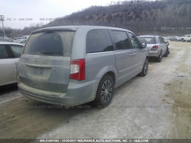 2C4RC1HG3ER132611 - 2014 CHRYSLER TOWN & COUNTRY S GRAY photo 4