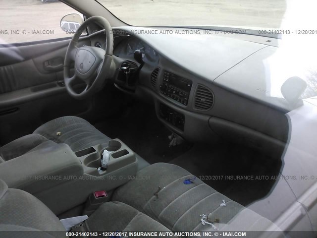 2G4WS52J831198340 - 2003 BUICK CENTURY CUSTOM TAN photo 5