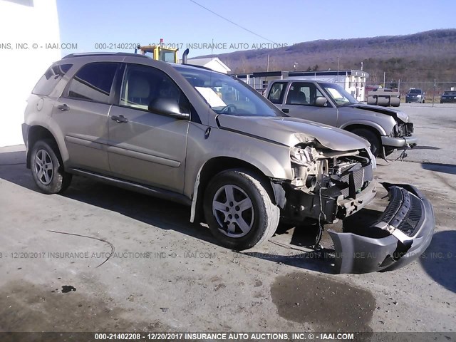 2CNDL23F256167068 - 2005 CHEVROLET EQUINOX LS BEIGE photo 1