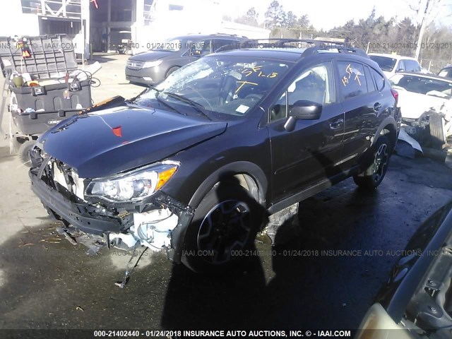 JF2GPADC3GH328871 - 2016 SUBARU CROSSTREK PREMIUM ნაცრისფერი ფოტო 2