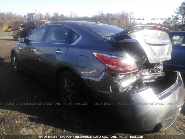 1N4AL3AP5FC495382 - 2015 NISSAN ALTIMA 2.5/S/SV/SL GRAY photo 3