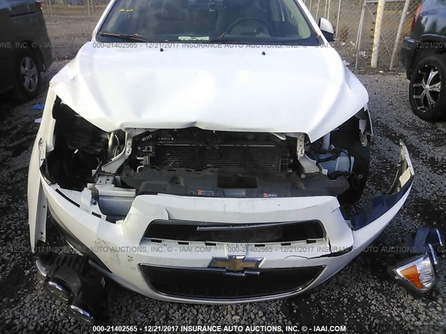 1G1JA5SH1E4244203 - 2014 CHEVROLET SONIC LS Սպիտակ լուսանկար 6