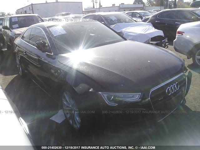 WAULFAFR1DA007477 - 2013 AUDI A5 PREMIUM PLUS BLACK photo 1