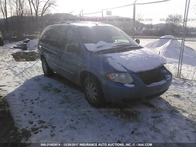 2A4GP54L57R177651 - 2007 CHRYSLER TOWN & COUNTRY TOURING BLUE photo 1