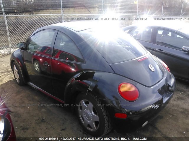 3VWBB61C0WM006477 - 1998 VOLKSWAGEN NEW BEETLE 黑色 照片 3