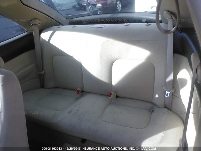 3VWBB61C0WM006477 - 1998 VOLKSWAGEN NEW BEETLE 黑色 照片 8