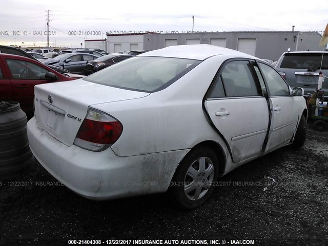 4T1BE32K65U002292 - 2005 TOYOTA CAMRY LE/XLE/SE 白色 照片 4