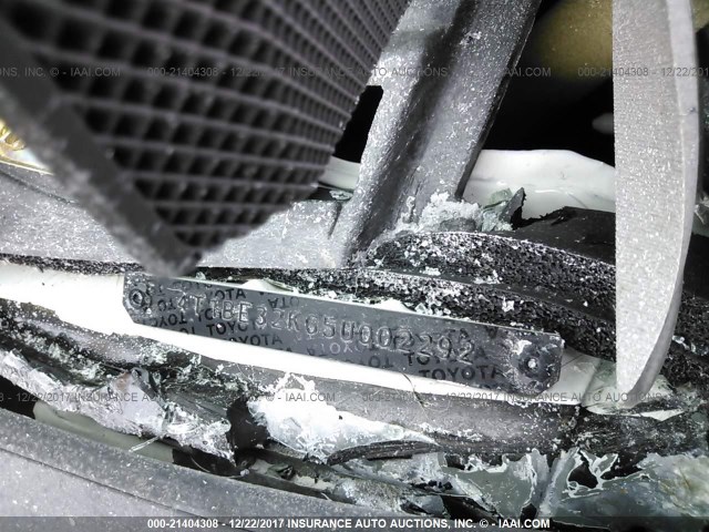 4T1BE32K65U002292 - 2005 TOYOTA CAMRY LE/XLE/SE 白色 照片 9