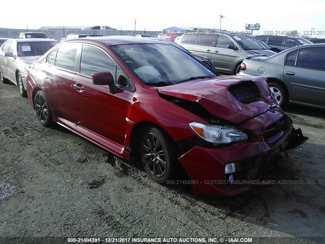 JF1VA1D60F8808050 - 2015 SUBARU WRX PREMIUM RED photo 1