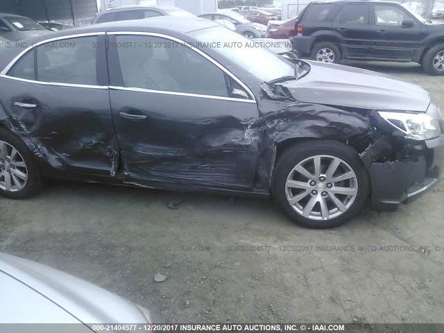 1G11H5SA0DF256019 - 2013 CHEVROLET MALIBU LTZ GRAY photo 6