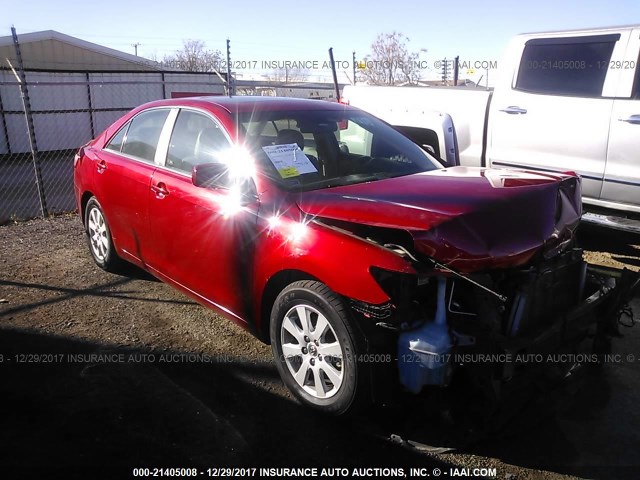 4T1BK46K57U002408 - 2007 TOYOTA CAMRY NEW GENERAT LE/XLE/SE RED photo 1