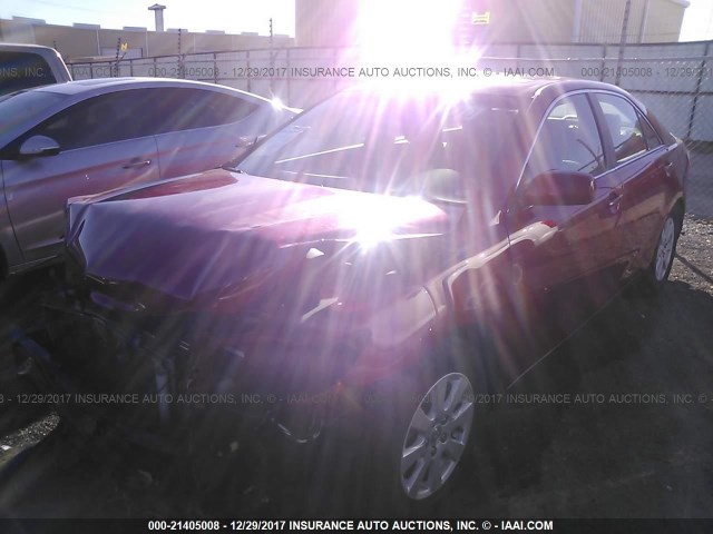 4T1BK46K57U002408 - 2007 TOYOTA CAMRY NEW GENERAT LE/XLE/SE RED photo 2